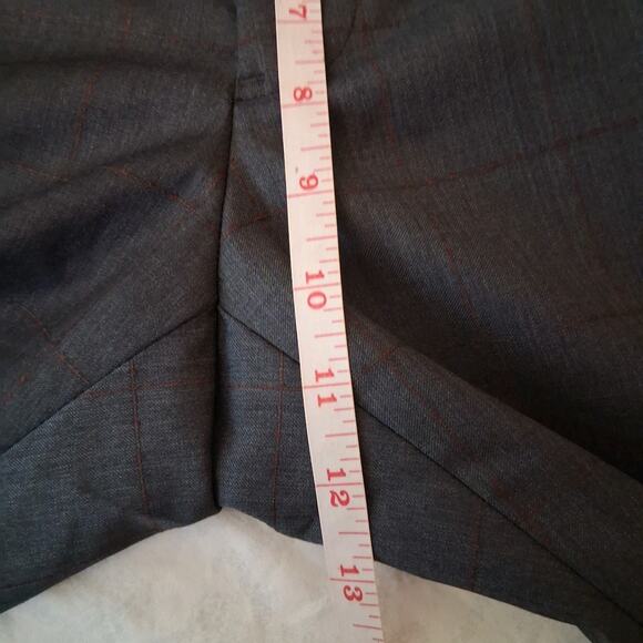 John Varvatos Men’s Suit Trousers Wool Polyester Checkered 42 R/35R - Picture 5 of 8